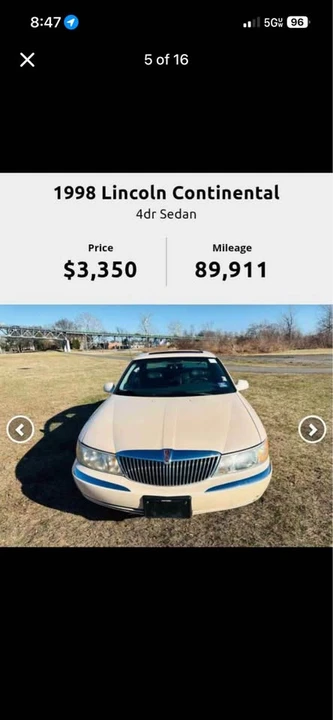 1998 Lincoln Continental 9th Gen - Image 3 of 10