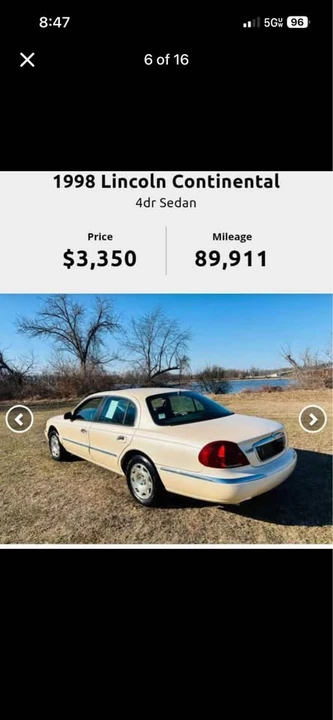 1998 Lincoln Continental 9th Gen - Image 3 of 10
