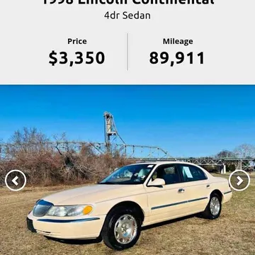 1998 Lincoln Continental
