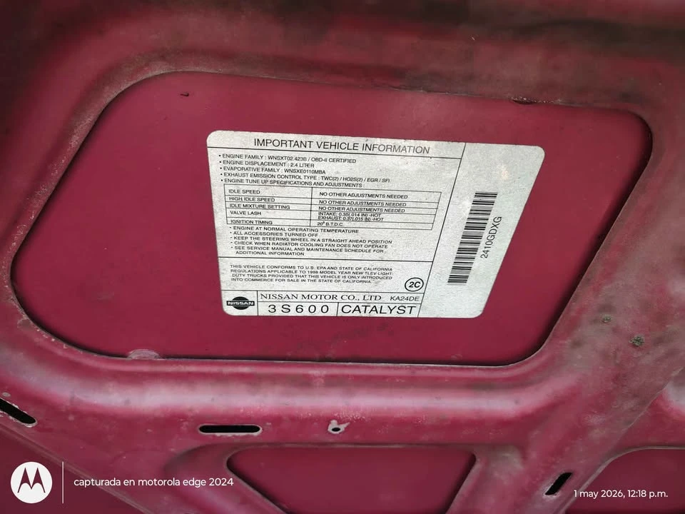 1998 Nissan Frontier 1st Gen - Image 5 of 10