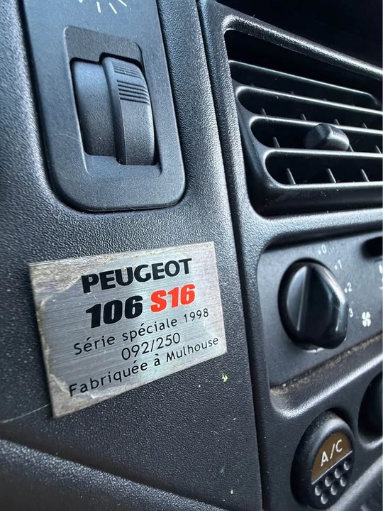 1998 Peugeot 106 - Image 16 of 20