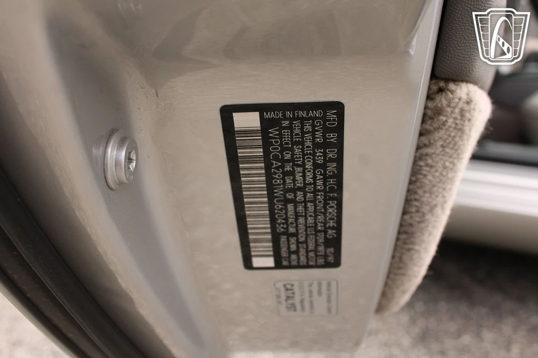 1998 Porsche 986 Boxster - Image 7 of 12