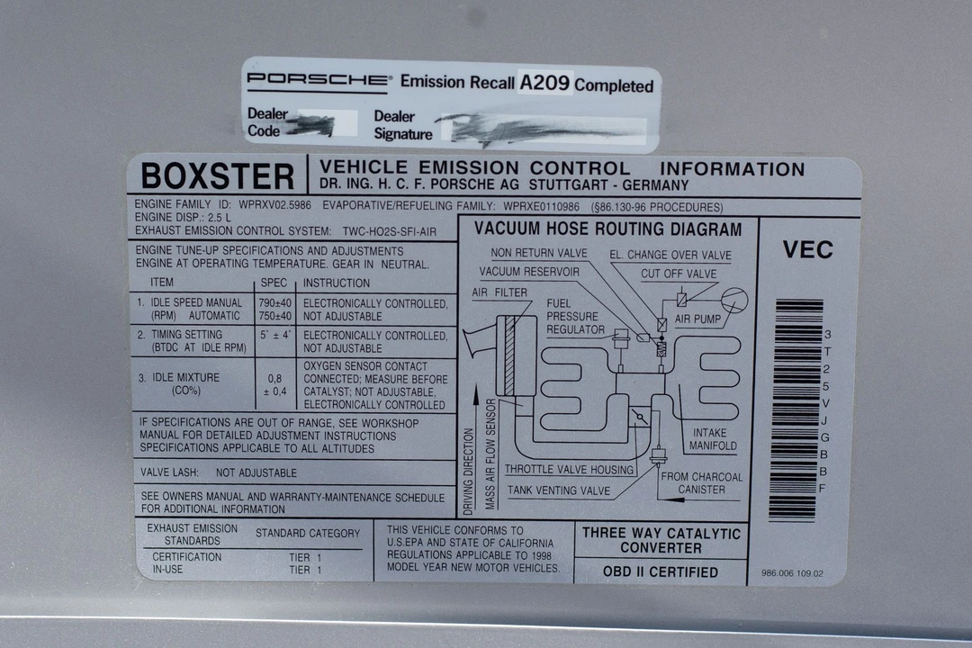 1998 Porsche 986 Boxster - Image 17 of 19