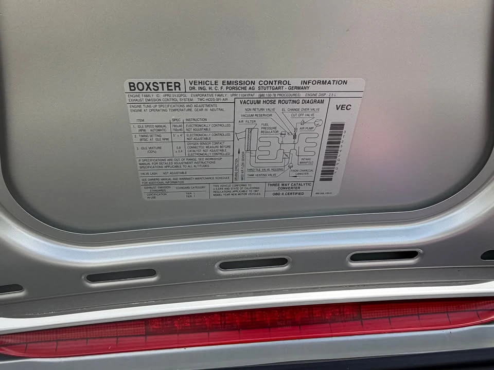 1998 Porsche 986 Boxster - Image 17 of 20