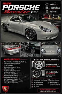 1998 Porsche Boxster Convertible