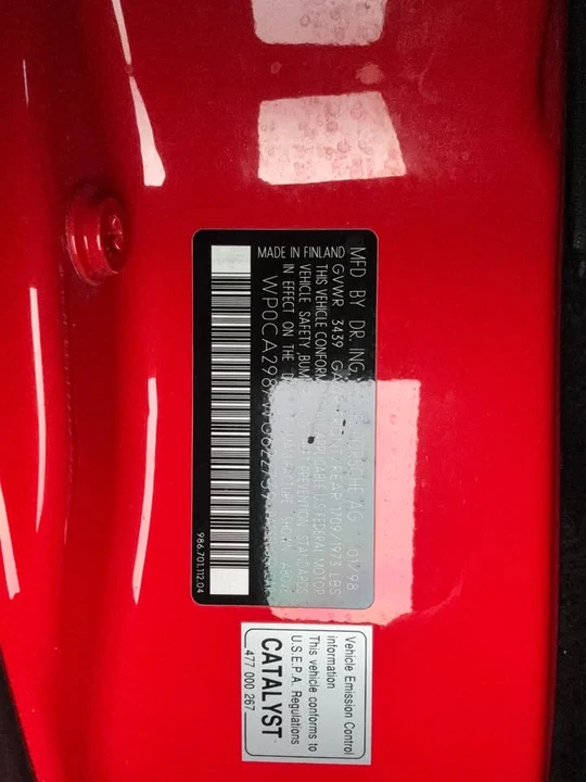 1998 Porsche 986 Boxster - Image 10 of 10