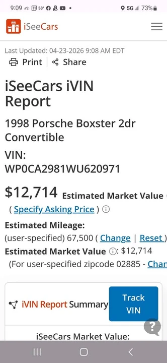 1998 Porsche 986 Boxster - Image 13 of 13
