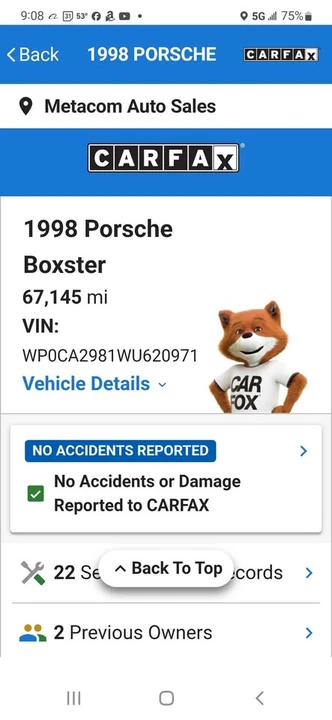 1998 Porsche 986 Boxster - Image 12 of 13