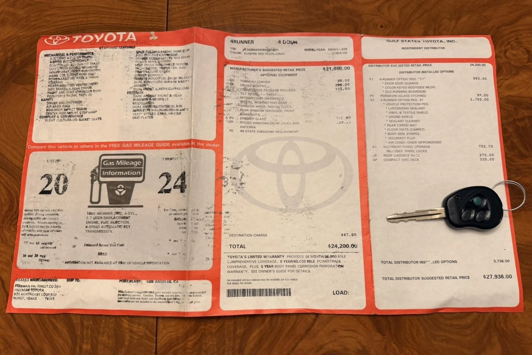 1998 Toyota 4Runner 3rd Gen - Image 8 of 8