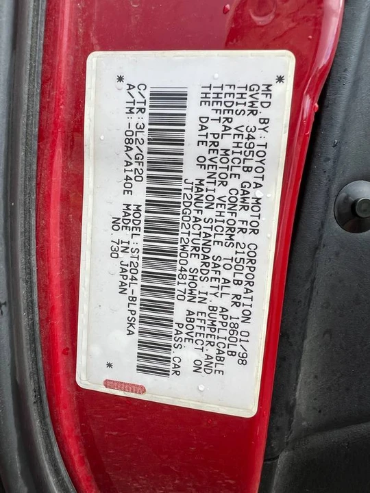 1998 Toyota Celica 6th Gen - Image 18 of 18