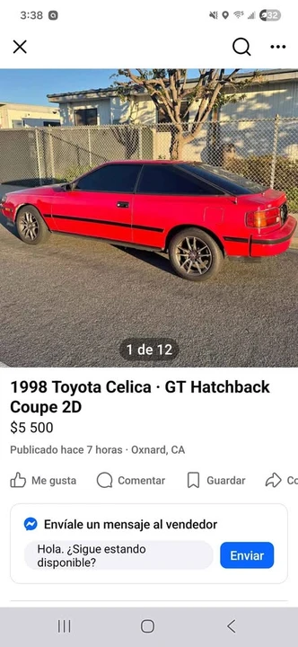 1998 Toyota Celica 6th Gen - Image 3 of 7