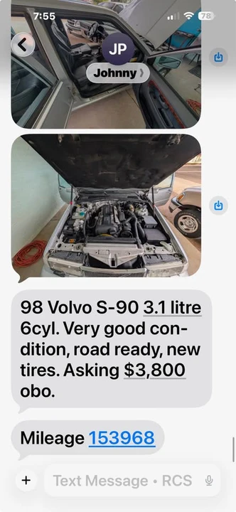 1998 Volvo S90 - Image 6 of 7