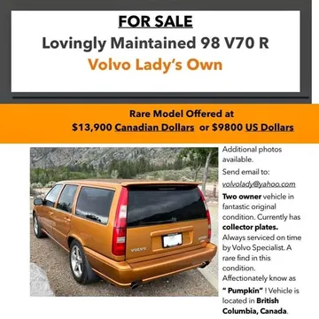 1998 Volvo V70R