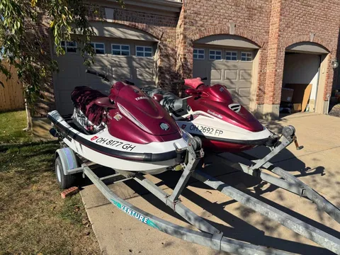 1998 Yamaha XL760 and 1998 SeaDoo GTX Limited with Dual Trailer
