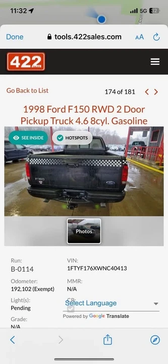 1998 Ford F-150 10th Gen - Image 9 of 9