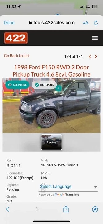 1998 Ford F-150 10th Gen - Image 7 of 9