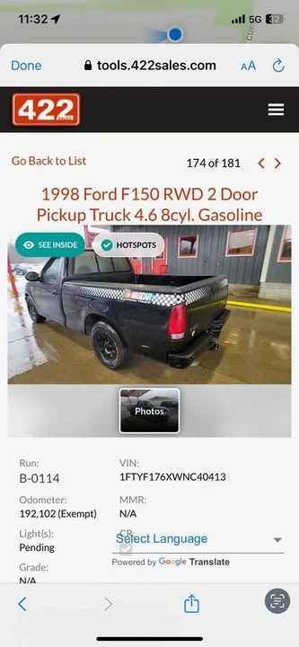 1998 Ford F-150 10th Gen - Image 8 of 9