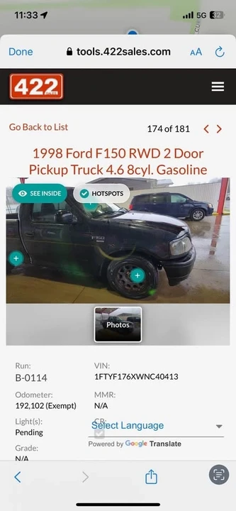 1998 Ford F-150 10th Gen - Image 2 of 9