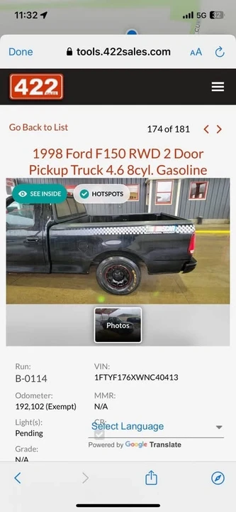 1998 Ford F-150 10th Gen - Image 6 of 9