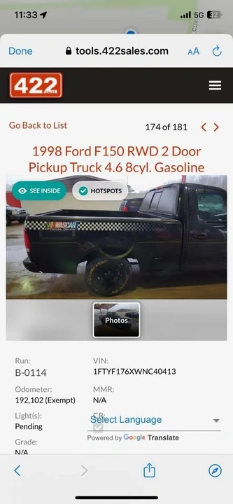 1998 Ford F-150 10th Gen - Image 5 of 9
