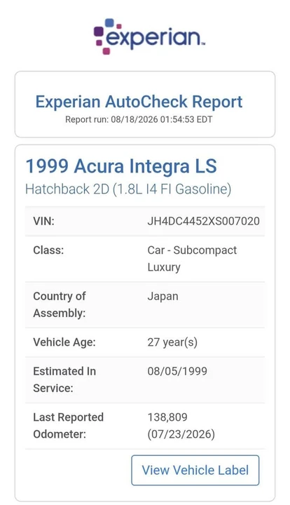 1999 Acura Integra 3rd Gen - Image 11 of 20