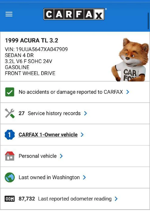 1999 Acura TL 2nd Gen - Image 12 of 12