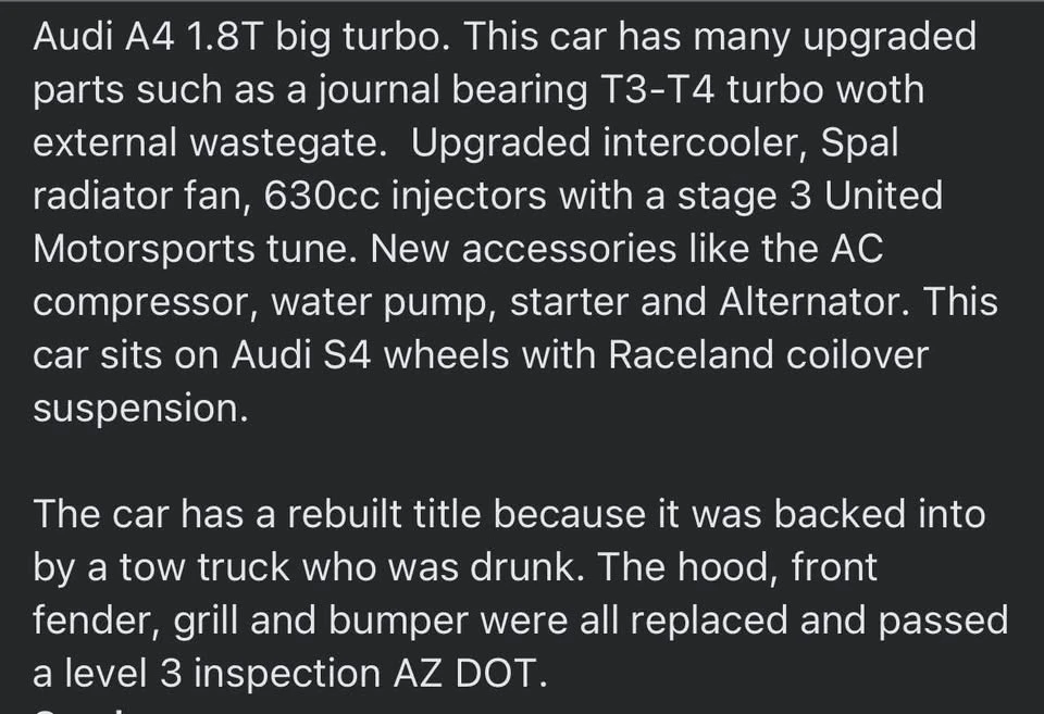 1999 Audi B5 A4 - Image 7 of 7