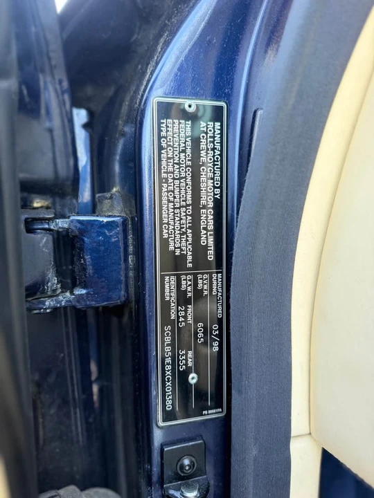 1999 Bentley Arnage - Image 17 of 19