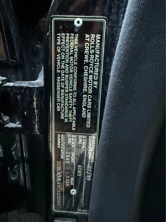 1999 Bentley Arnage - Image 11 of 20