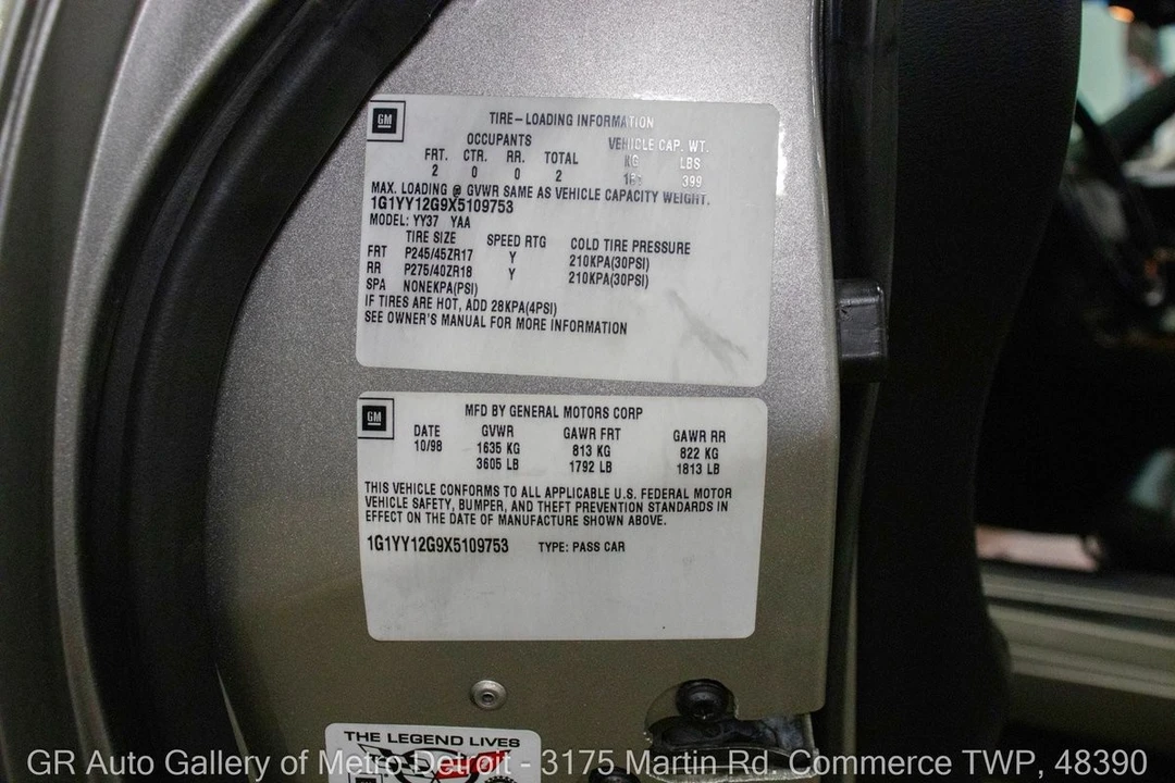 1999 Chevrolet Corvette - Image 24 of 31