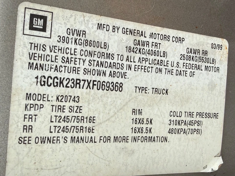 1999 Chevrolet C/K 4th Gen - Image 9 of 22