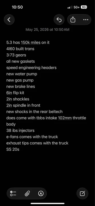 1999 Chevrolet Silverado 1st Gen - Image 6 of 7