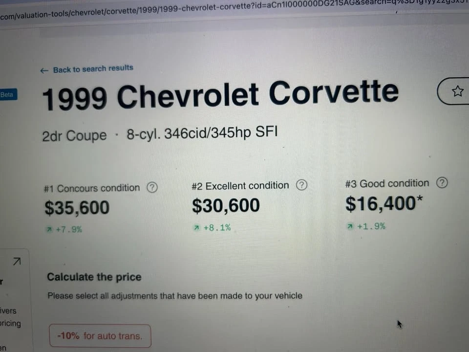 1999 Chevrolet Corvette C5 - Image 18 of 19