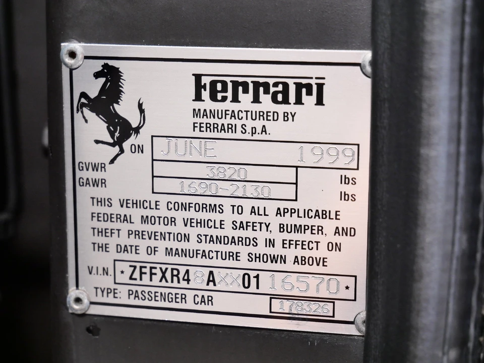 1999 Ferrari F355 Spider - Image 31 of 31