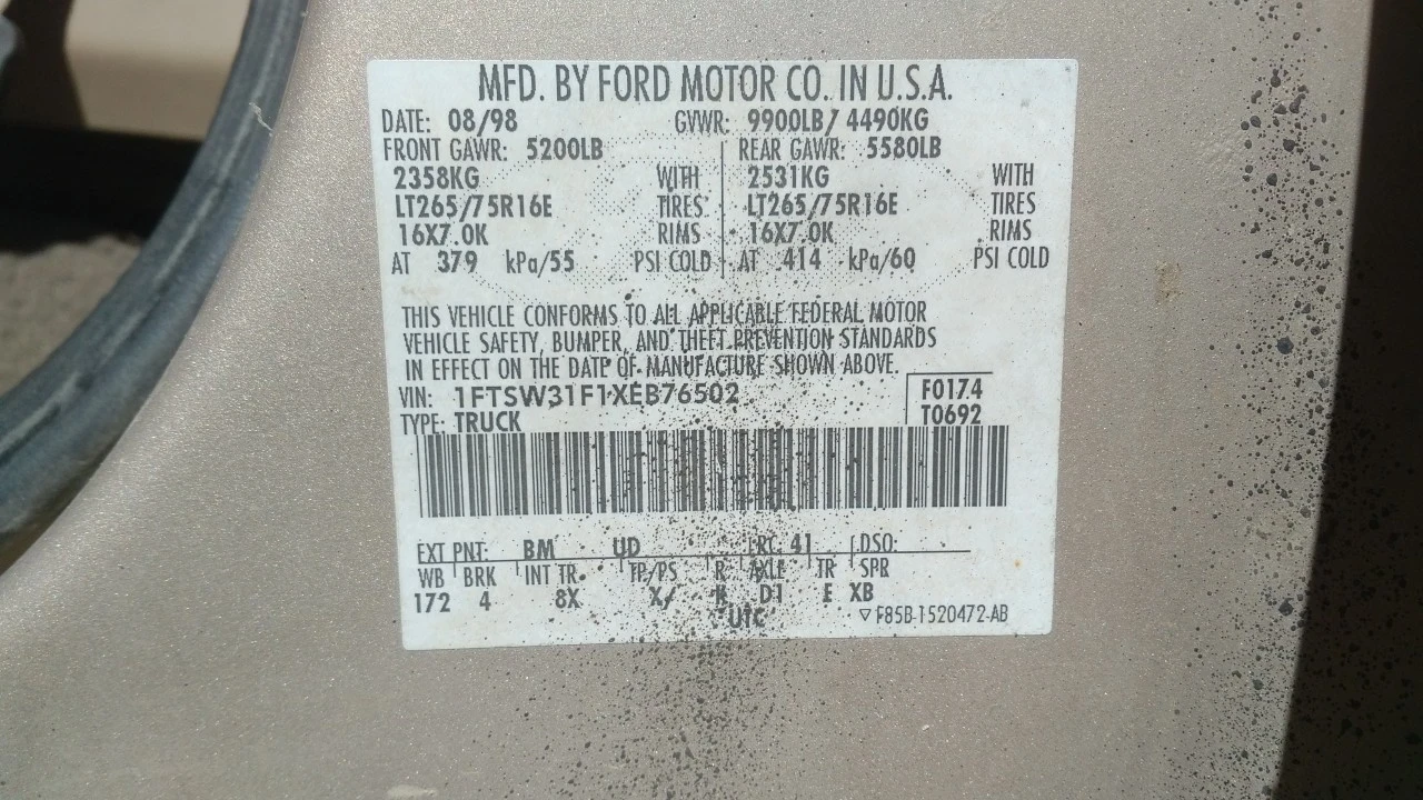 1999 Ford Super Duty 1st Gen - Image 15 of 15