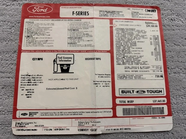 1999 Ford Super Duty 1st Gen - Image 8 of 8