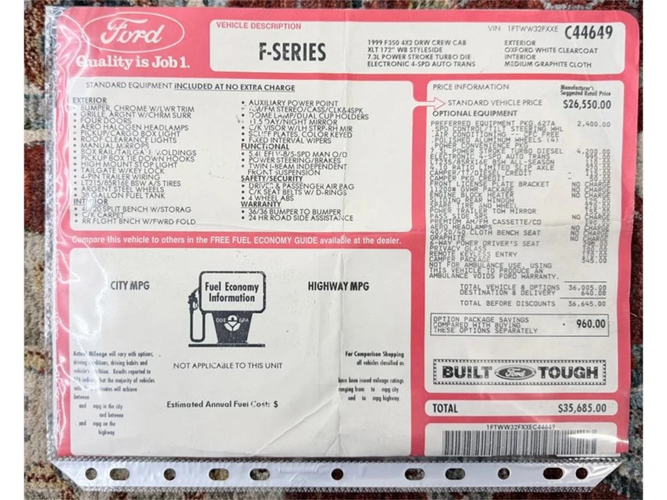 1999 Ford Super Duty 1st Gen - Image 17 of 21