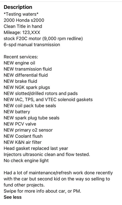 1999 Honda AP1 S2000 - Image 13 of 19