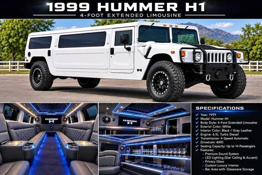 1999 Hummer H1 Hard Top Sport Utility 4D