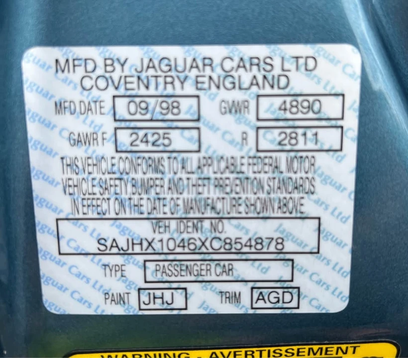 1999 Jaguar X308 XJ - Image 6 of 11