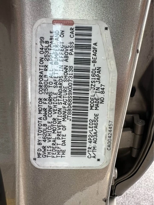 1999 Lexus GS 2nd Gen - Image 14 of 16