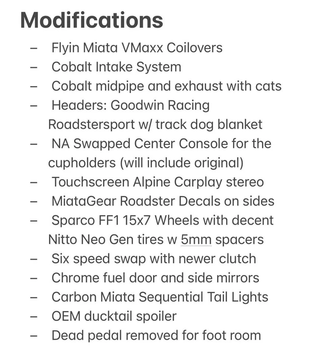 1999 Mazda NB MX-5 Miata - Image 13 of 14