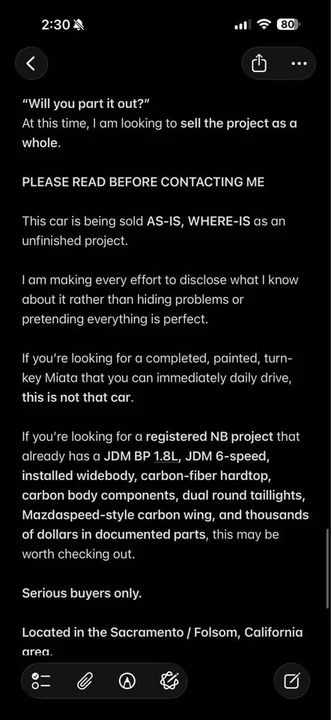 1999 Mazda NB MX-5 Miata - Image 12 of 16