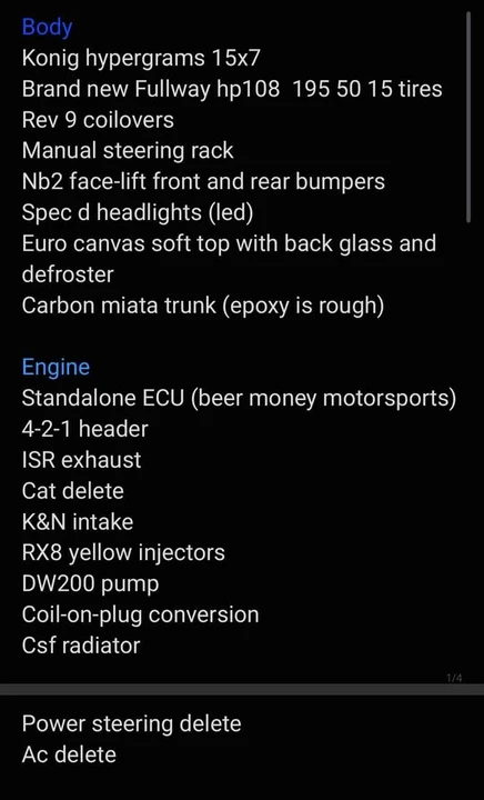 1999 Mazda NB MX-5 Miata - Image 14 of 16