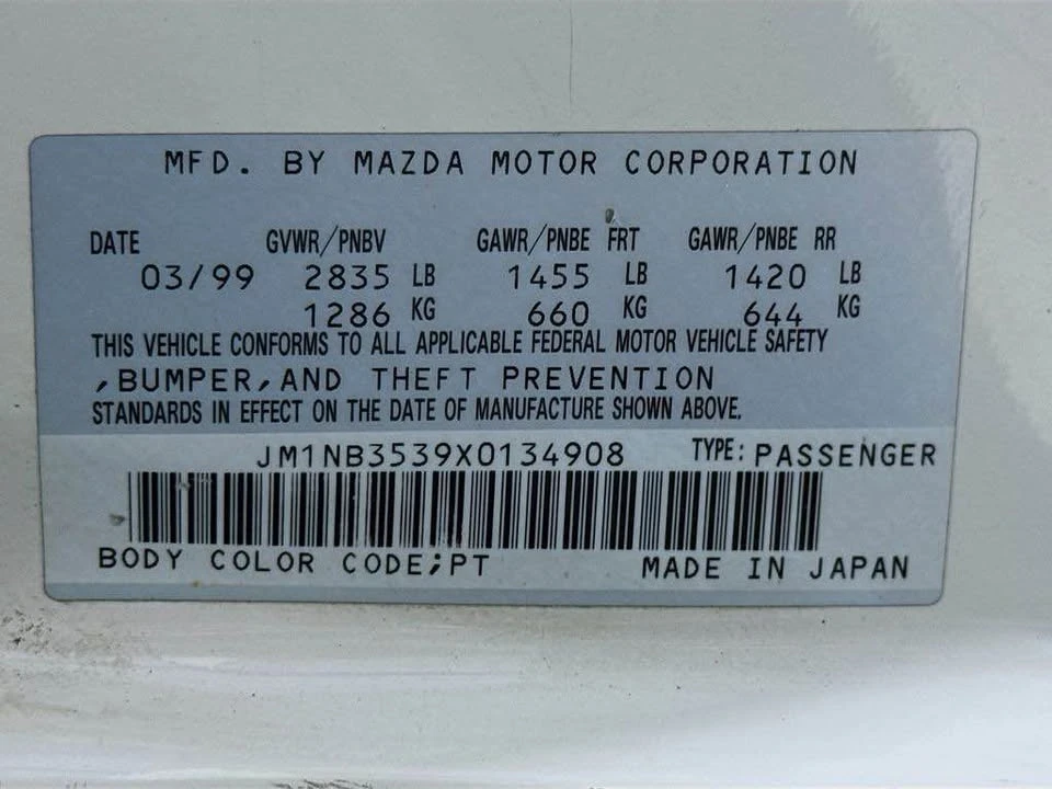1999 Mazda NB MX-5 Miata - Image 12 of 12