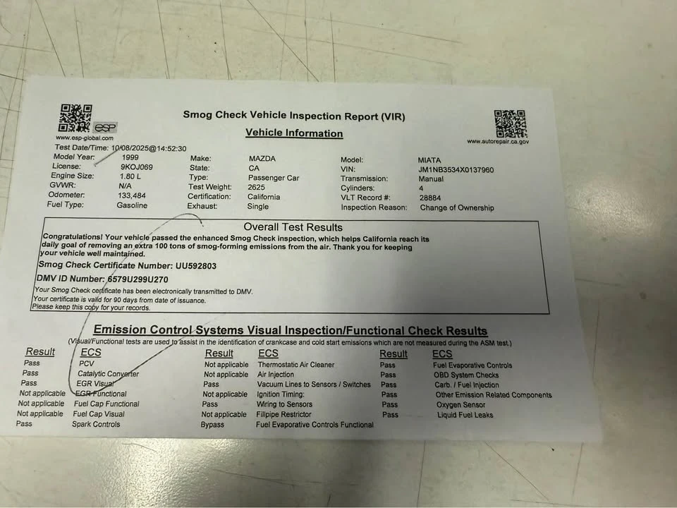 1999 Mazda NB MX-5 Miata - Image 7 of 8