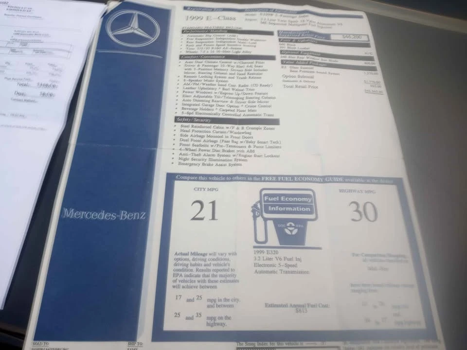 1999 Mercedes-Benz W210 E-Class - Image 4 of 6