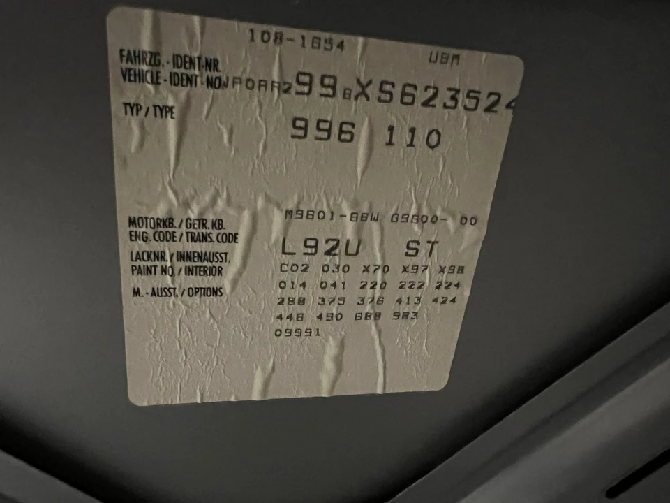 1999 Porsche 996 Carrera - Image 11 of 31