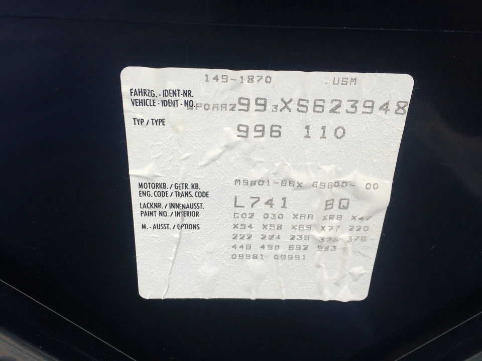 1999 Porsche 996 Carrera - Image 6 of 31