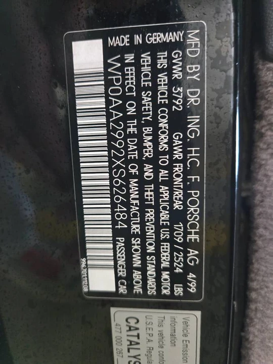 1999 Porsche 996 Carrera - Image 23 of 24